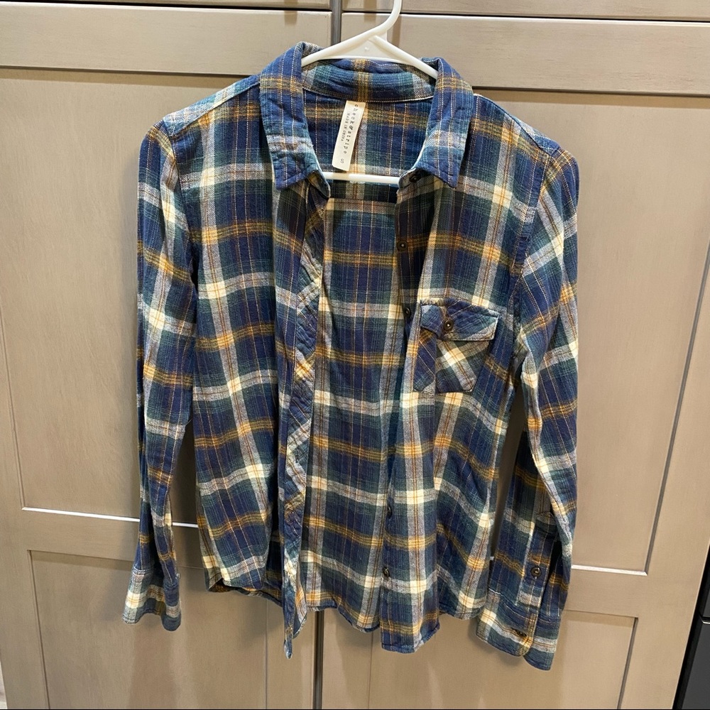 Blue and Yellow Flannel